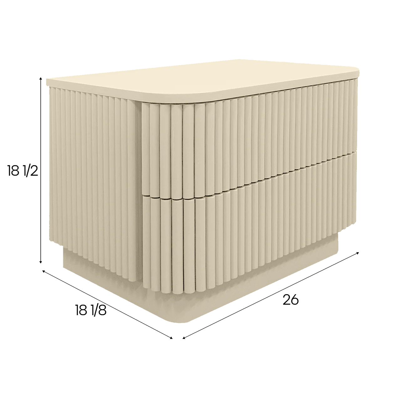 Oxford Nightstand Alabaster - Image 7
