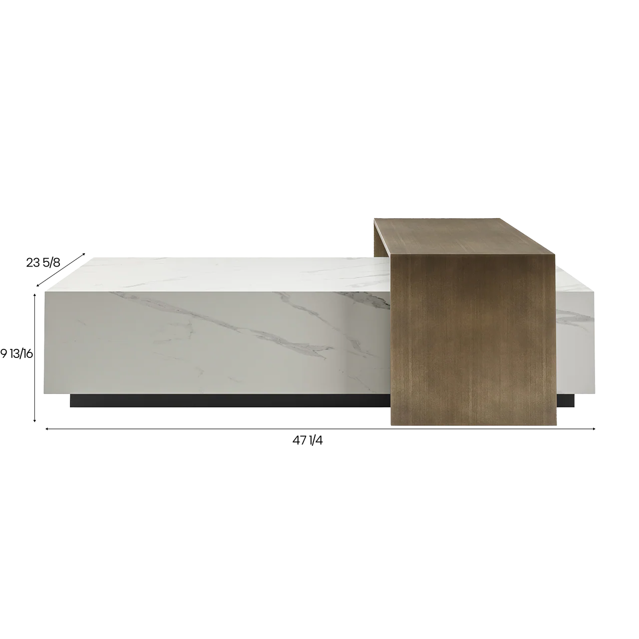 Roma Coffee Table White - Image 5