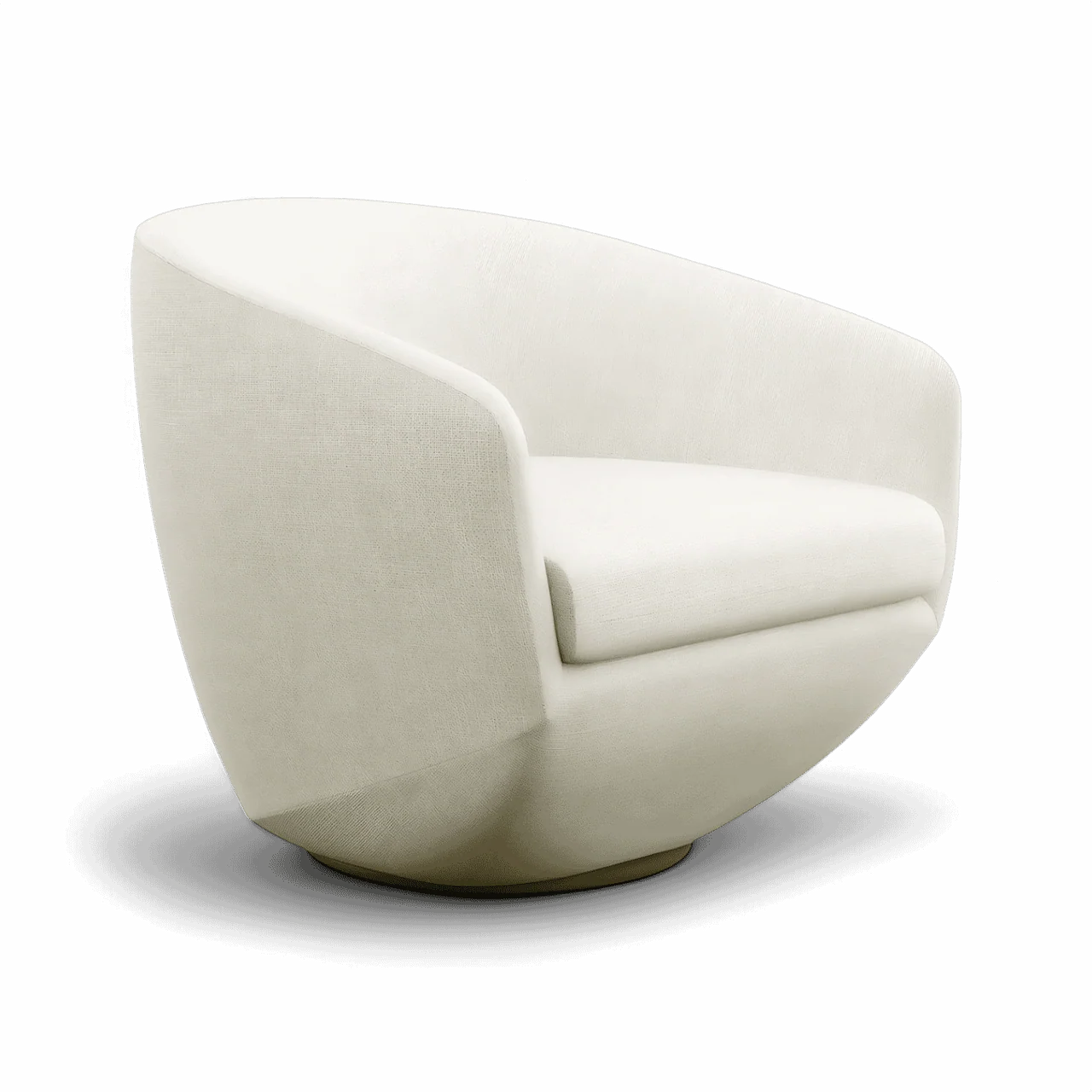 Akira Lounge Chair Off White - Image 6