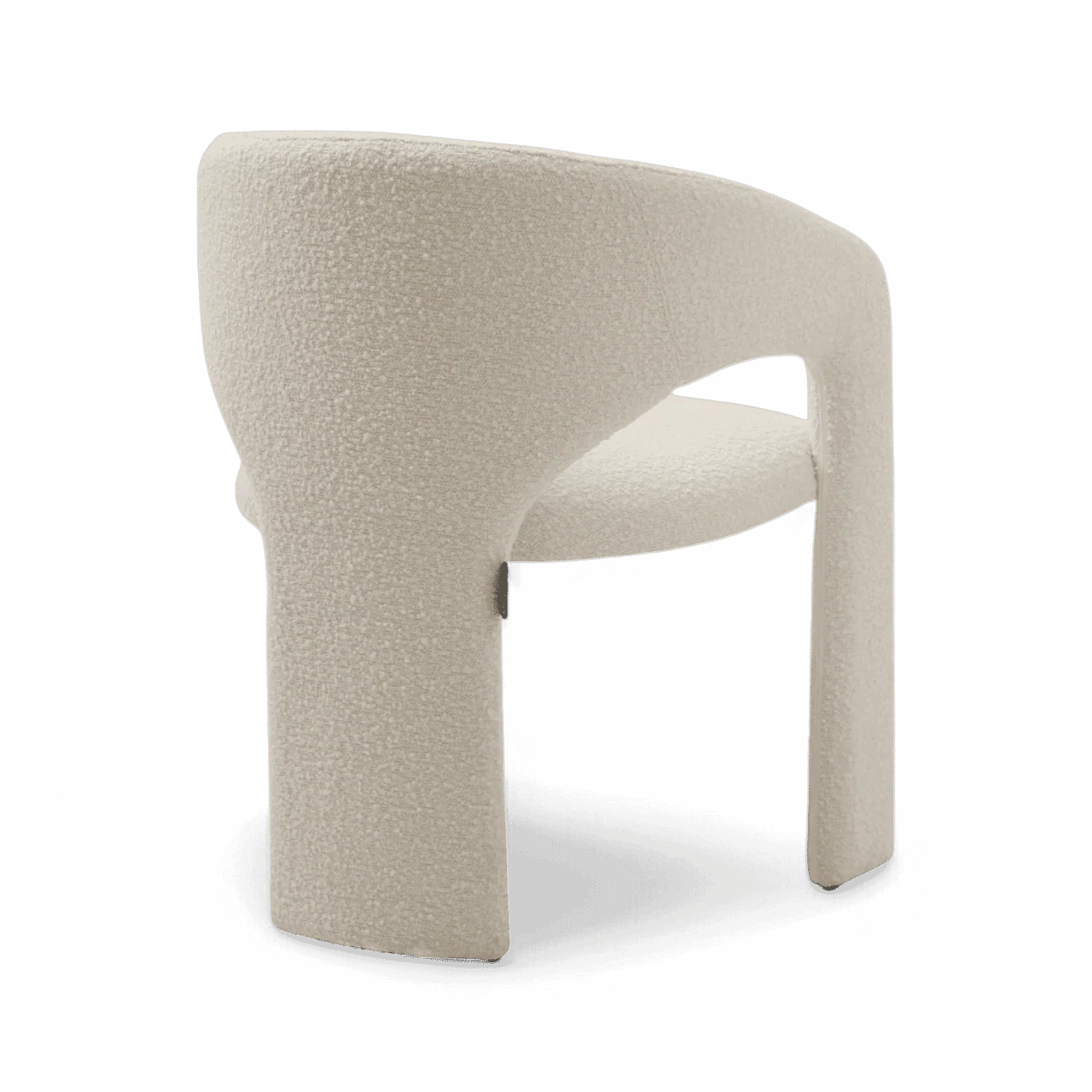 Aria Dining Chair White Boucle - Image 5