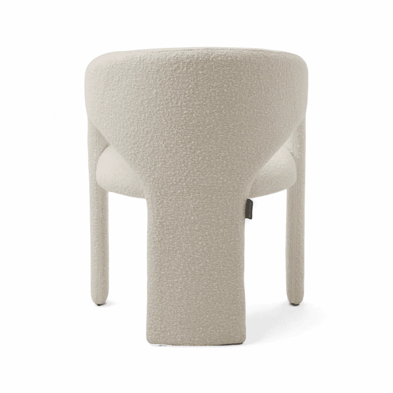 Aria Dining Chair White Boucle - Image 2