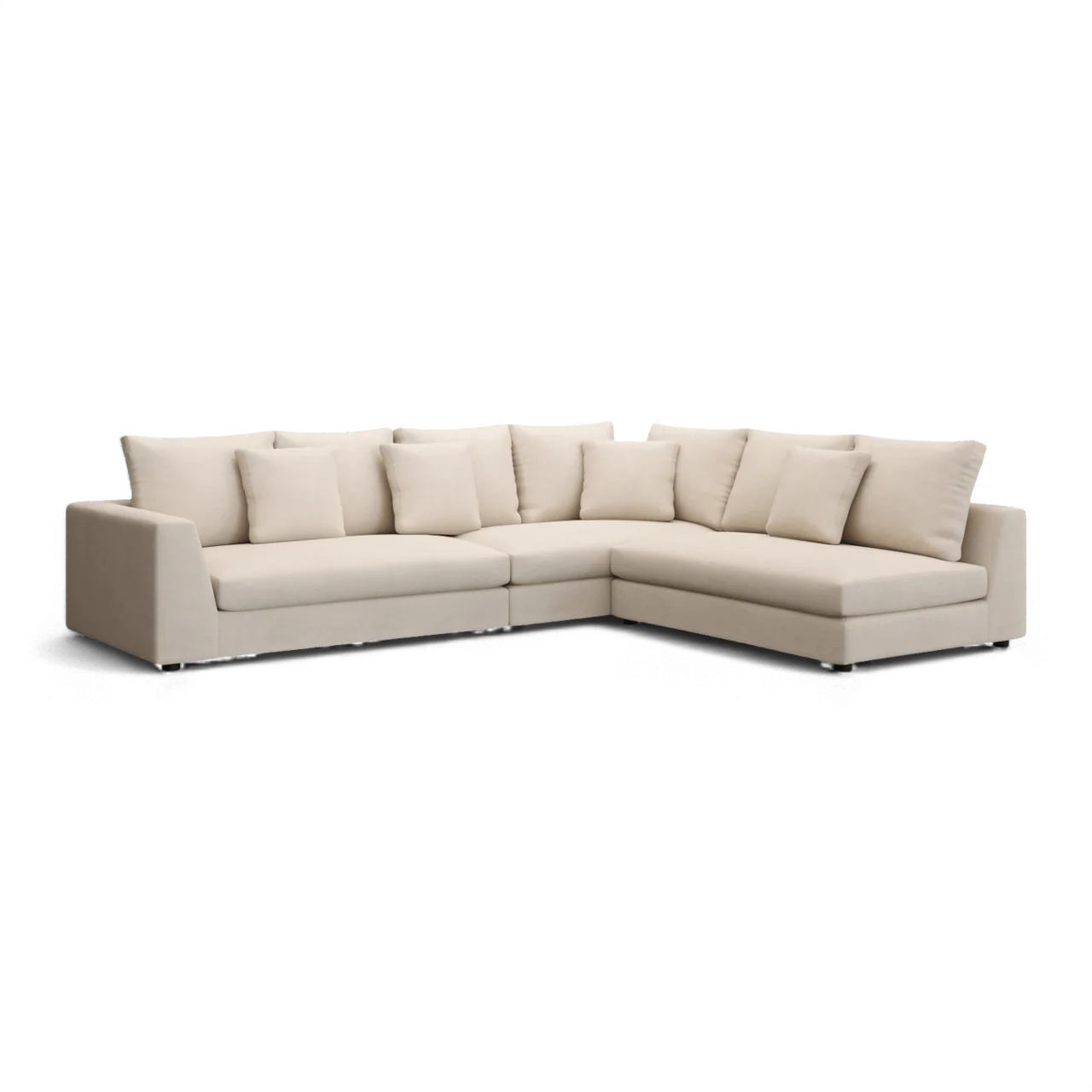 Gianni Sectional Sofa Cream - Image 5