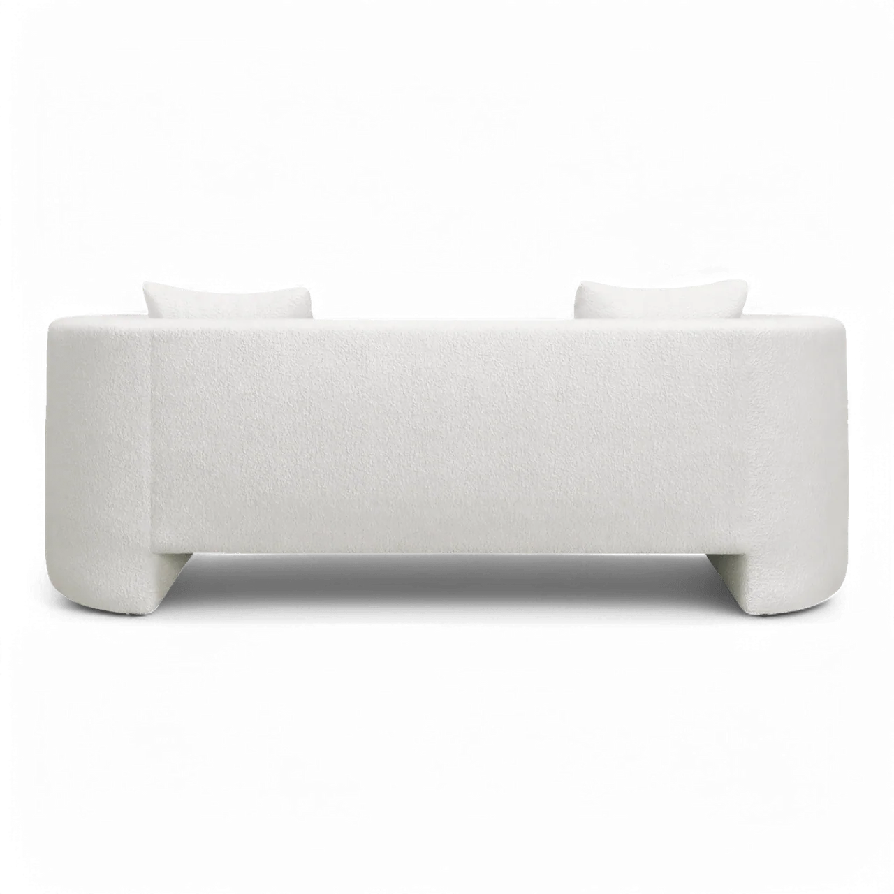 Lexi 3 Seater Sofa White Boucle - Image 4