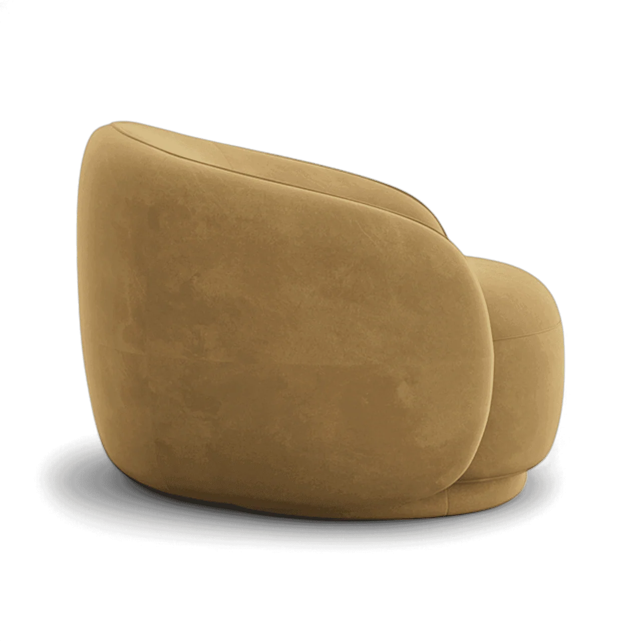 Nido Lounge Chair Camel Velvet - Image 2