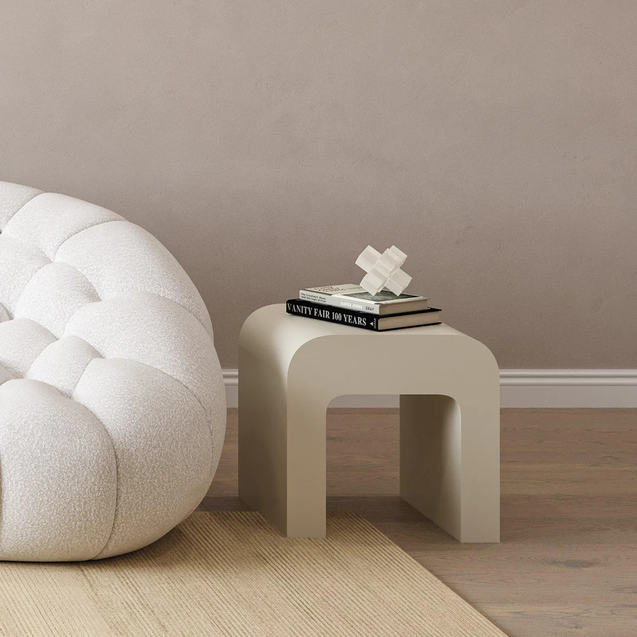 Osna Side Table Alabaster - Image 4