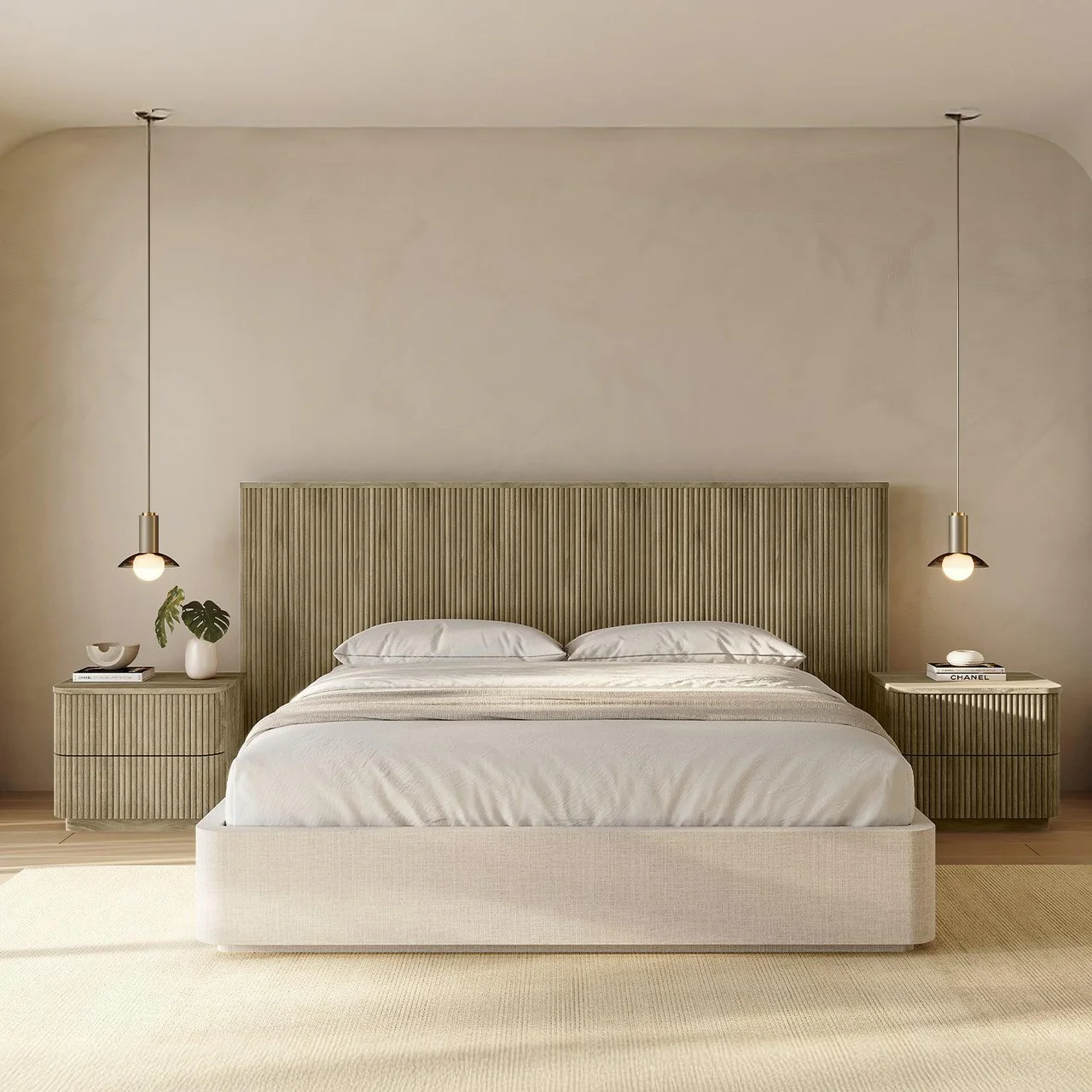 Oxford Bed Greige Oak - Image 3