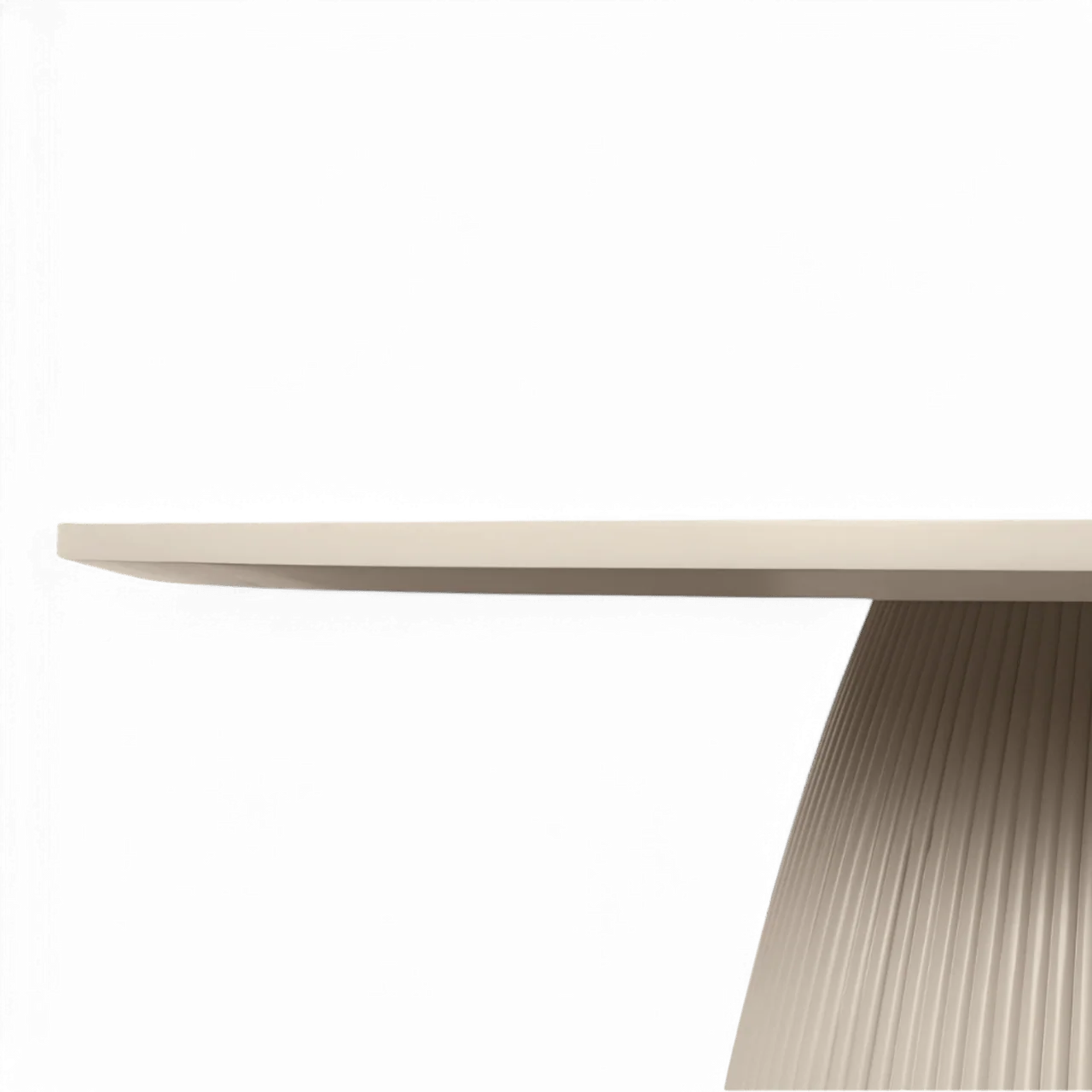 Oxford Round Dining Table Alabaster - Image 4