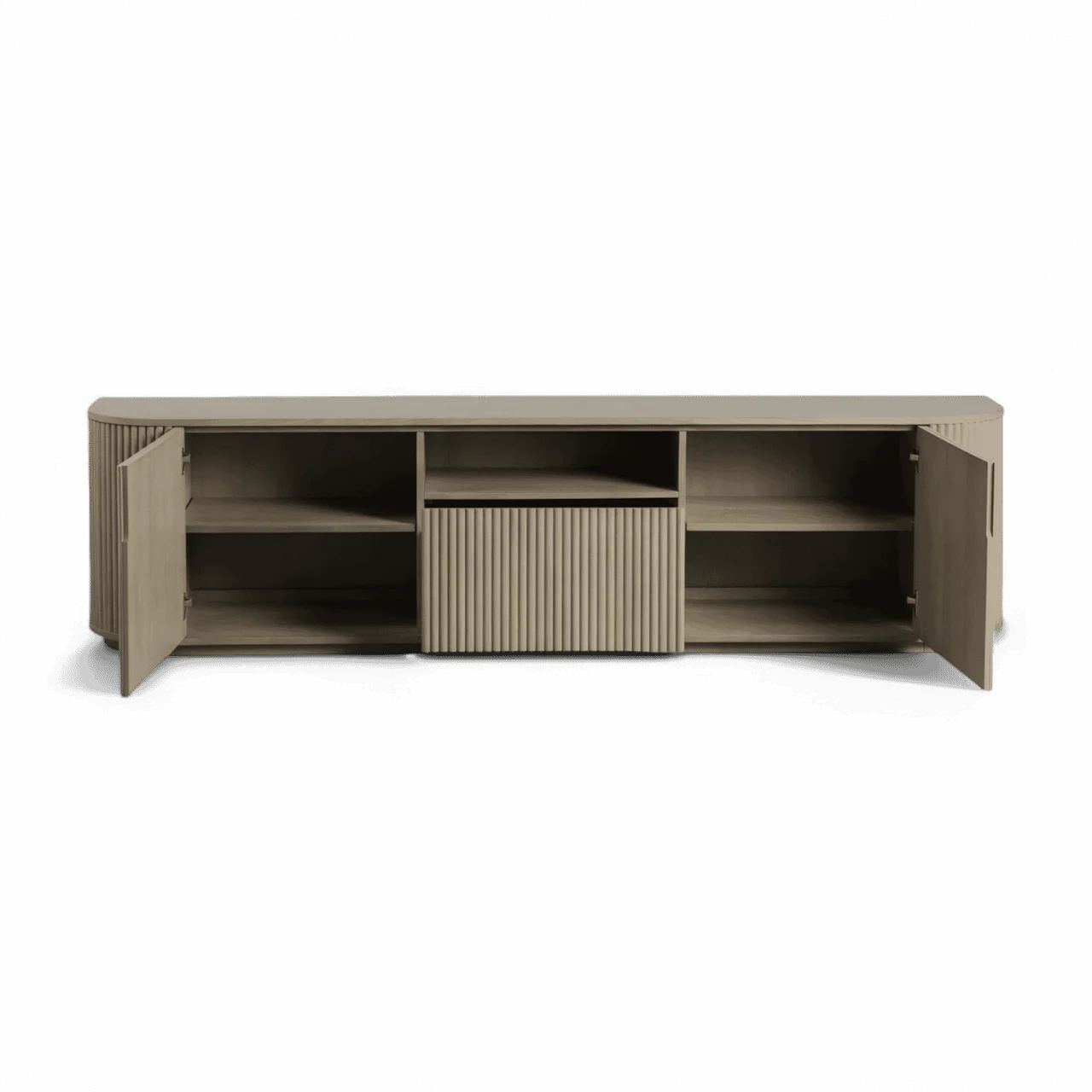 Oxford TV Stand Greige Oak - Image 4