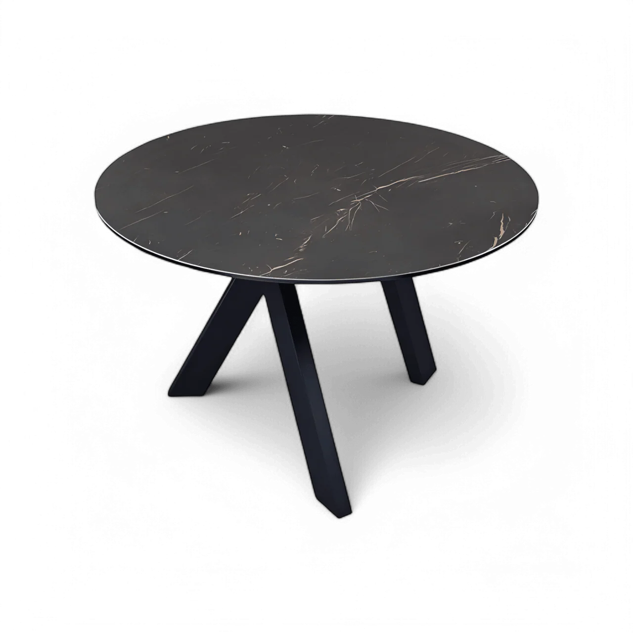 Robbie Round Dining Table Black - Image 2