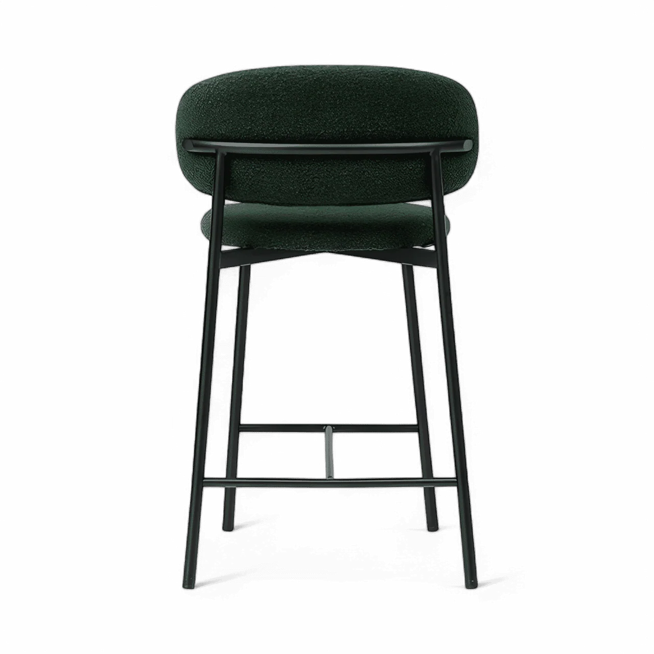 Zoya Counter Stool Green Boucle - Image 4