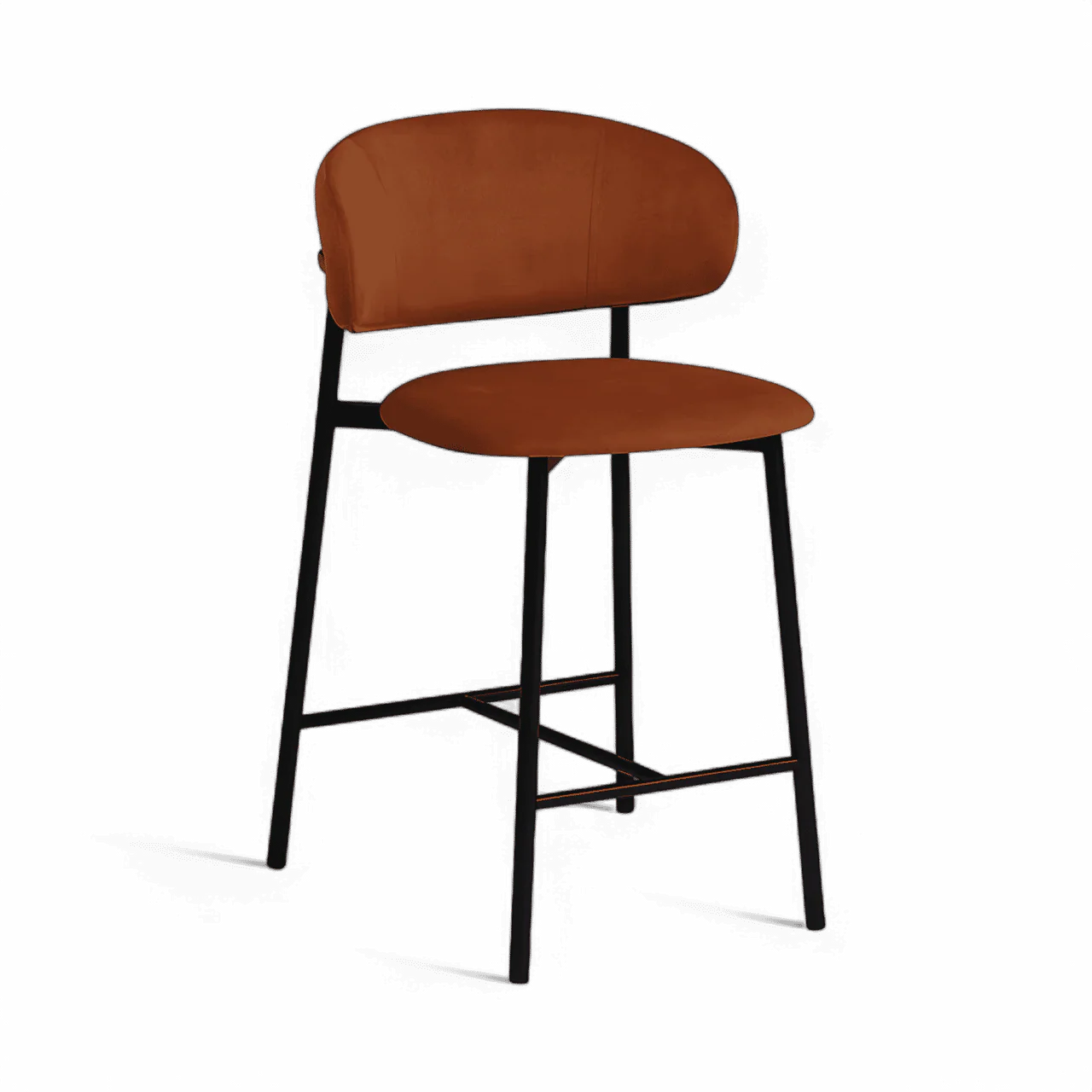 Zoya Counter Stool Terracotta - Image 3