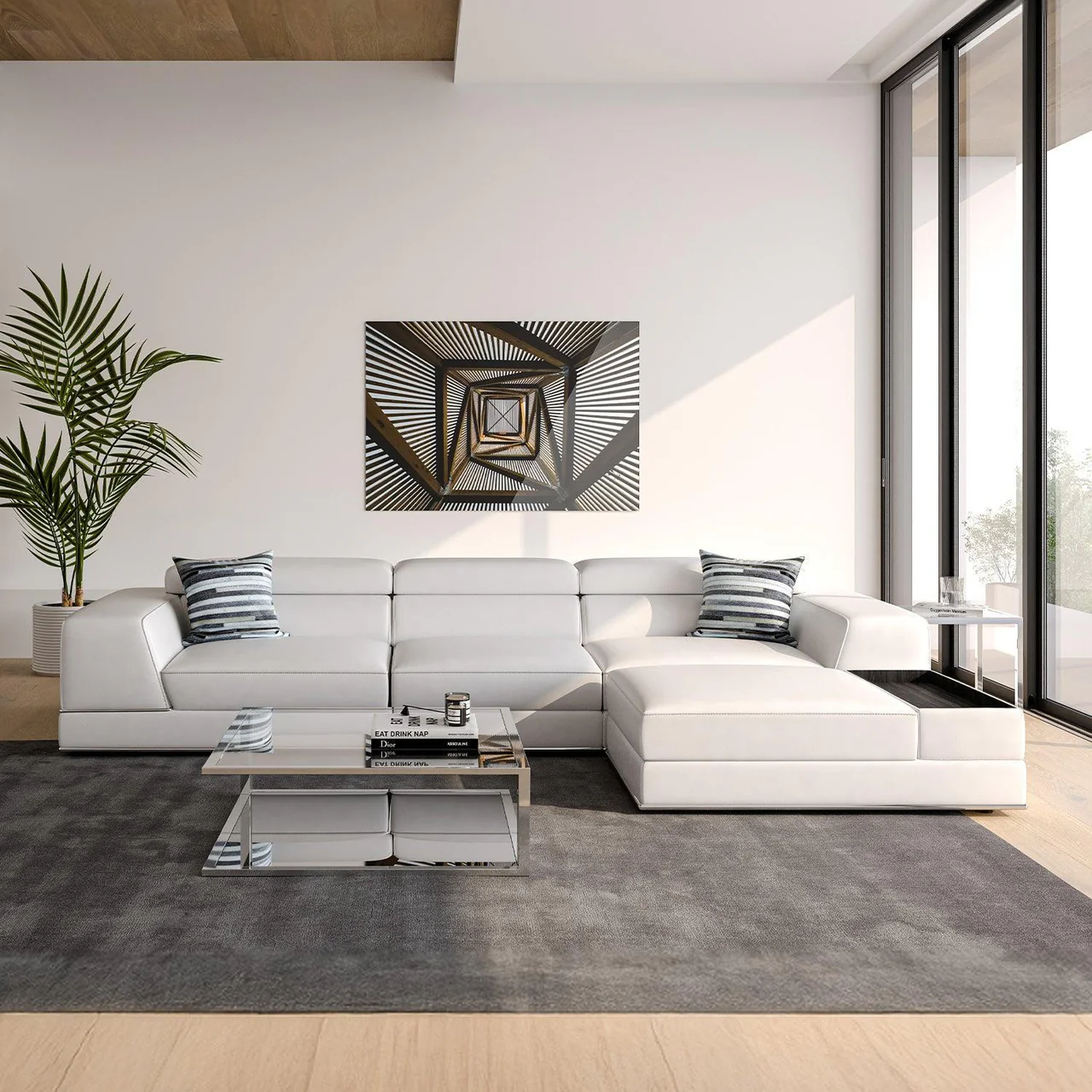 Amadeo 3-Piece Modular Sofa White - Image 3