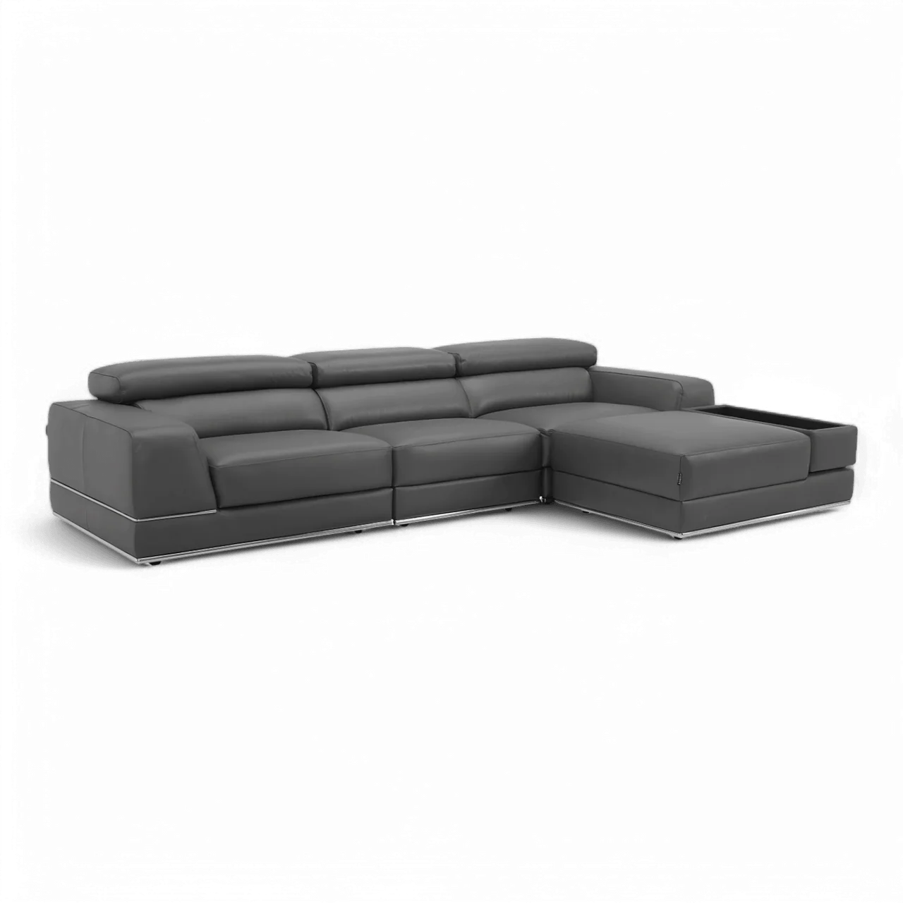Amadeo Modular Sectional Sofa Elephant Gray - Image 4
