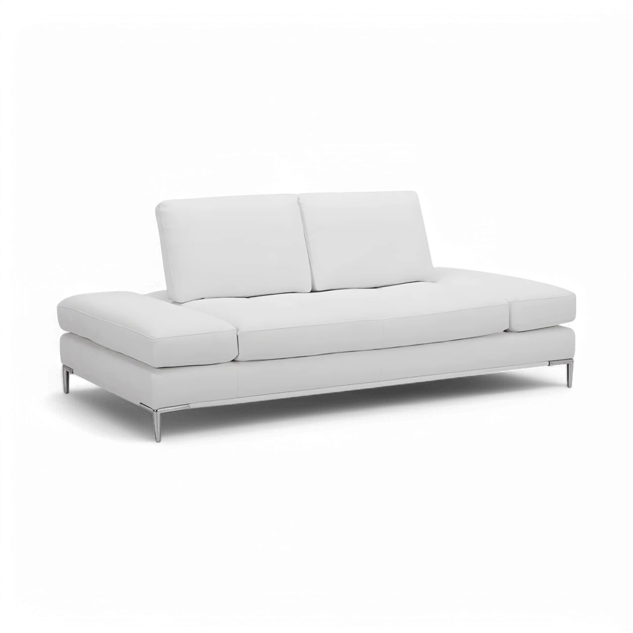 Livio 2 Seater Sofa White - Image 3