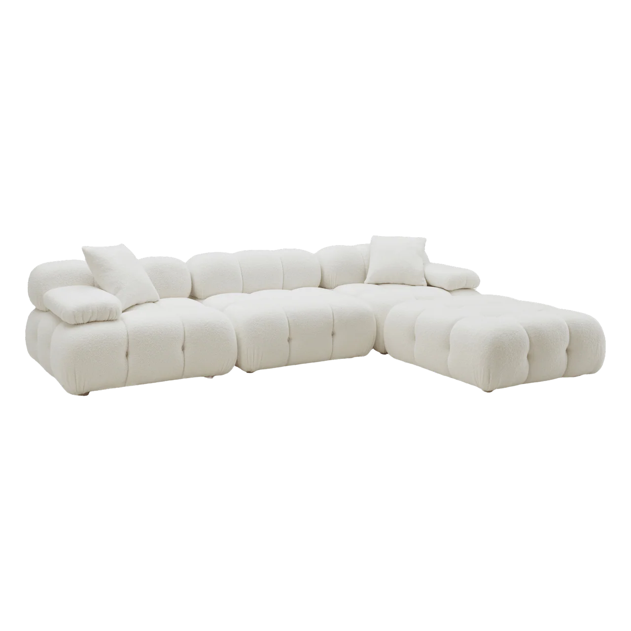 Solace Off White 4-piece Modular Sectional - Image 2