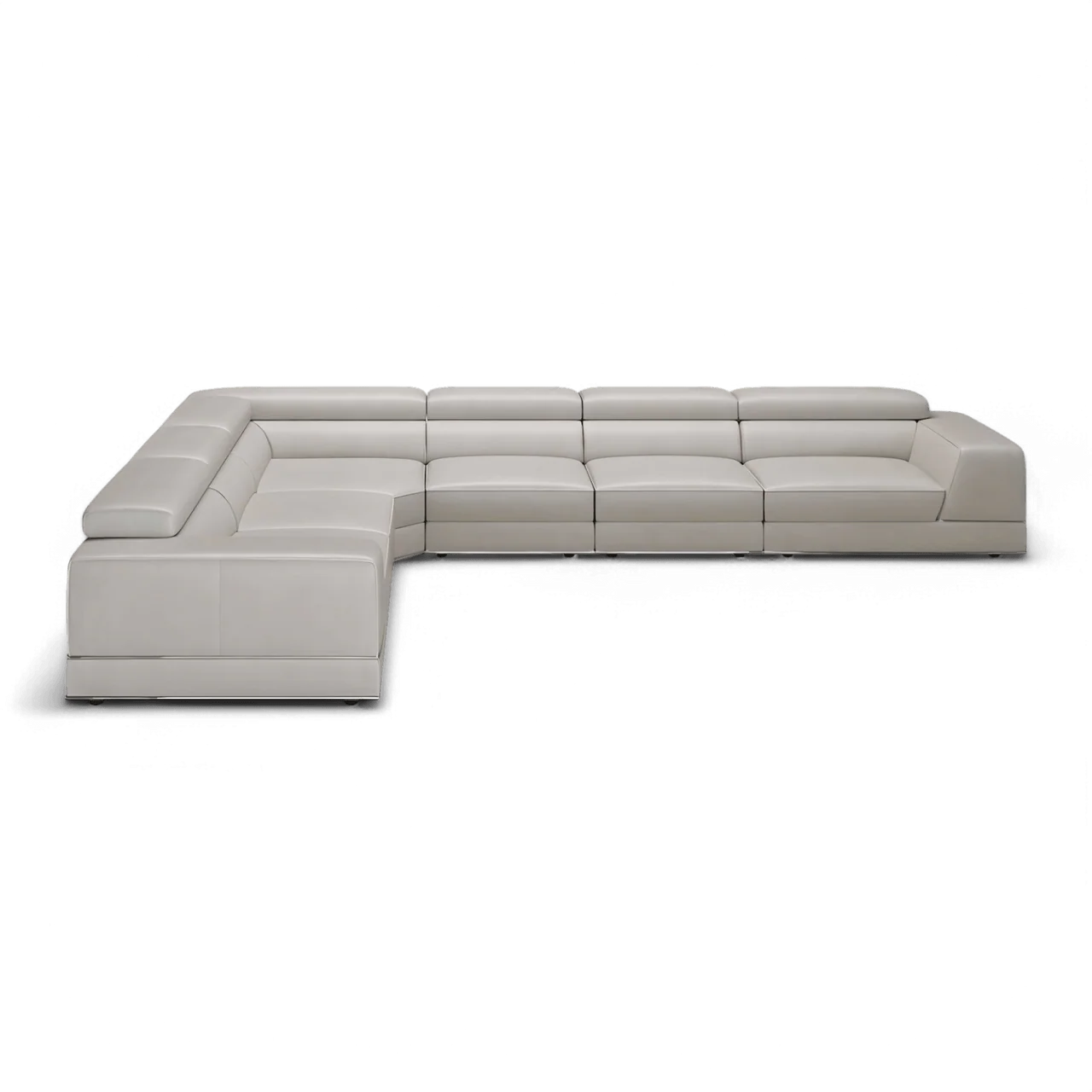 Amadeo Extended Modular Sectional Sofa Light Gray - Image 3