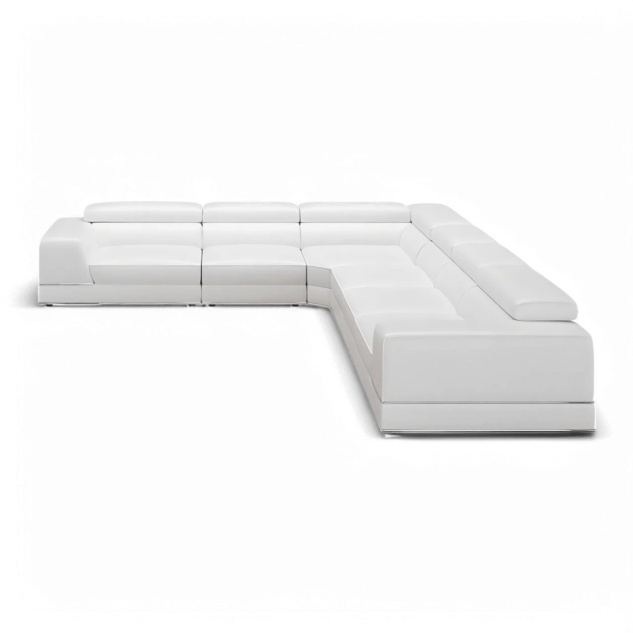 Amadeo Extended Modular Sectional Sofa White - Image 3