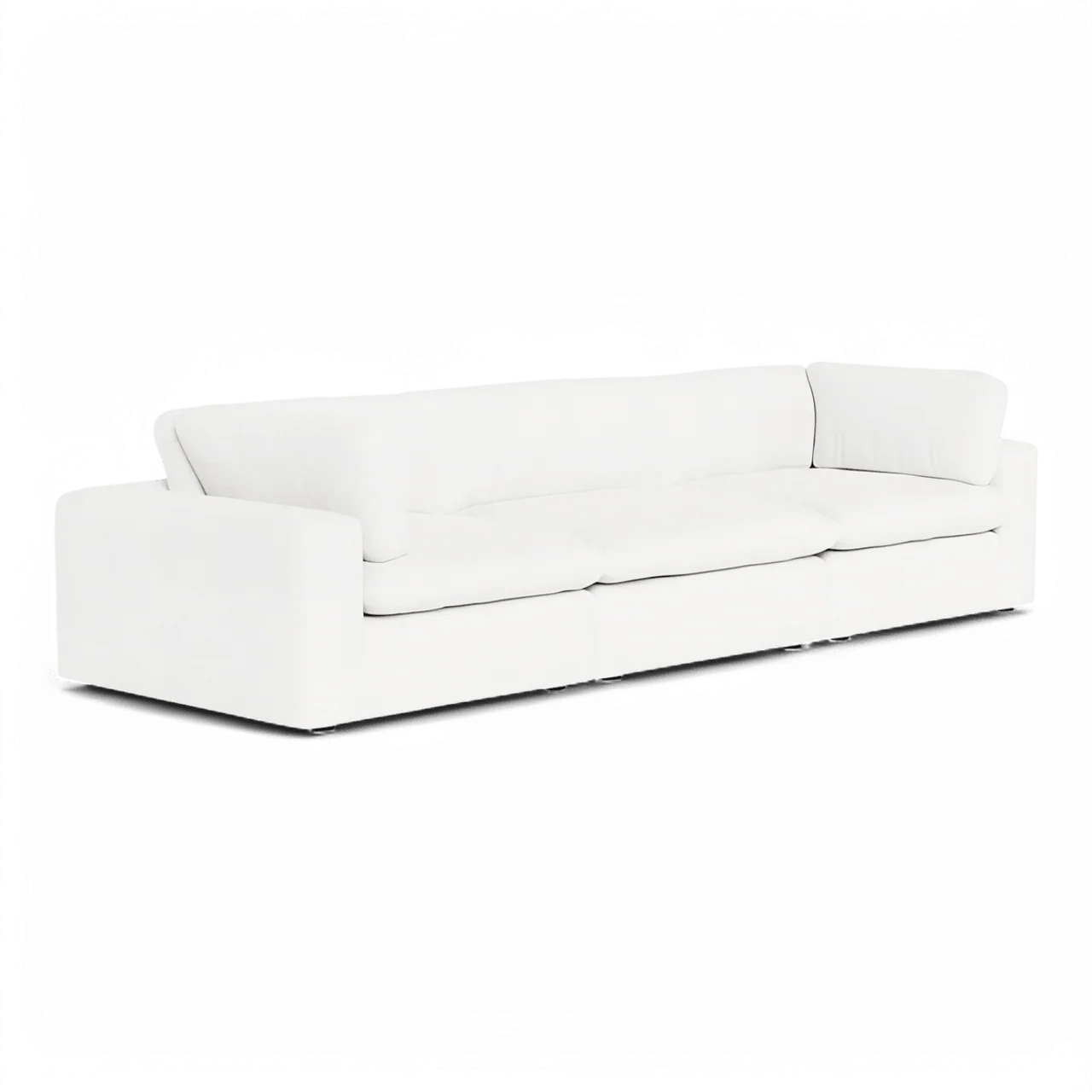 Bloom 3-Piece Modular Sofa White - Image 3