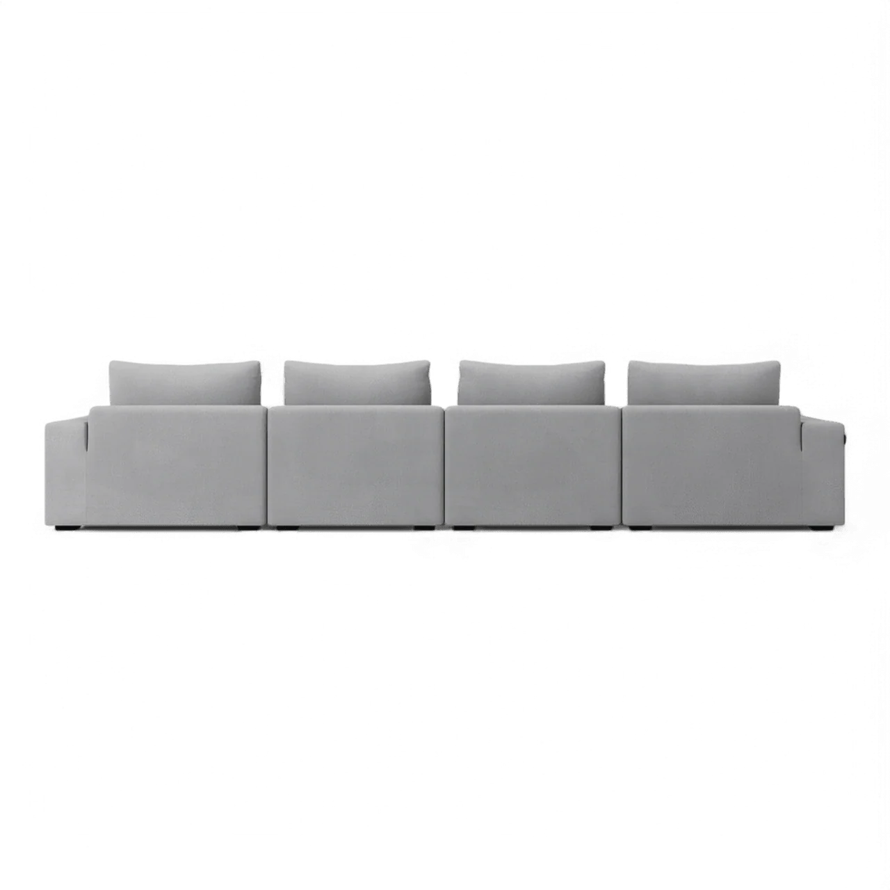 Braxton 4-Piece Sofa Gray - Image 2