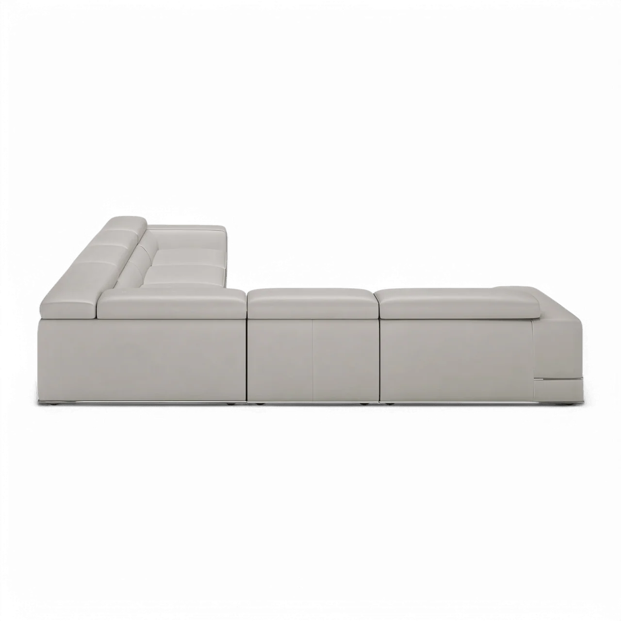 Amadeo Extended Modular Sectional Sofa Light Gray - Image 2