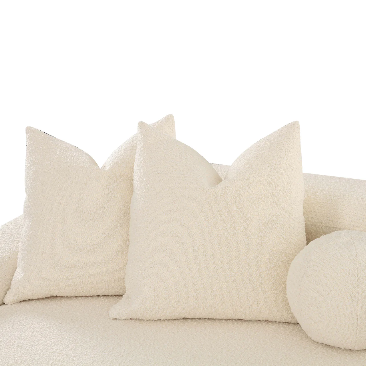 Niko Cream Boucle Modular Sofa - Image 5