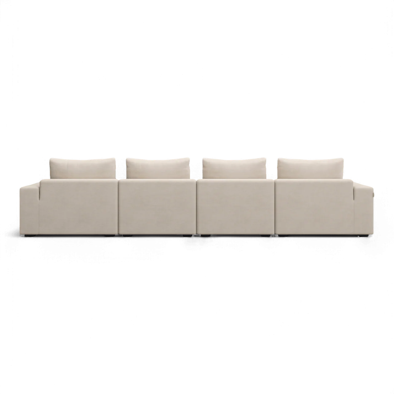 Braxton 4-Piece Sofa Cream - Image 5