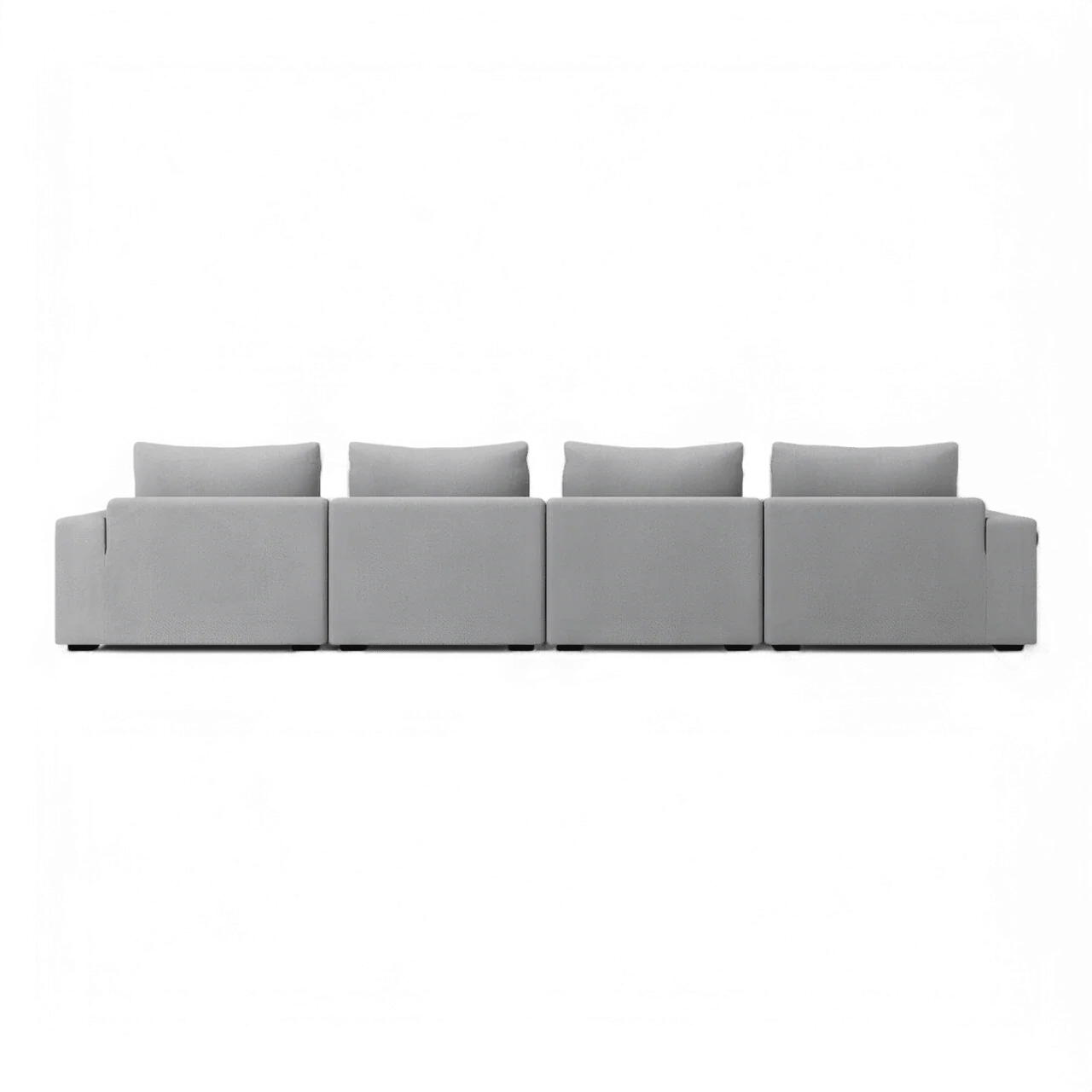 Braxton Large Sectional Sofa Gray - Image 5