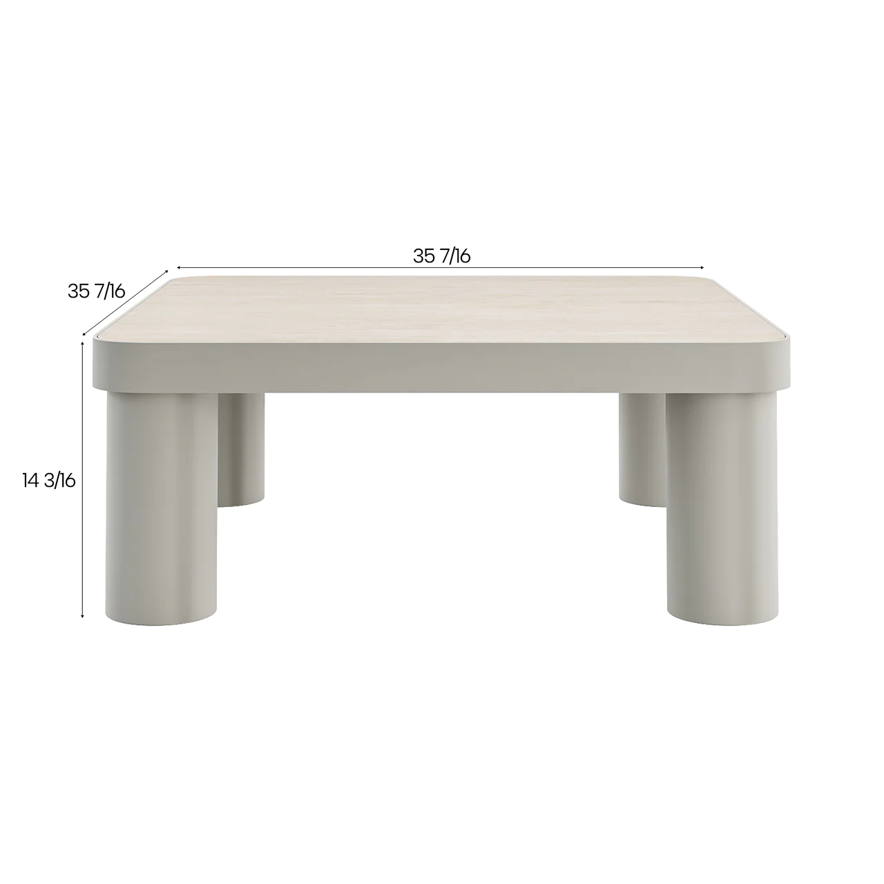 Pebble Outdoor Coffee Table - Image 4