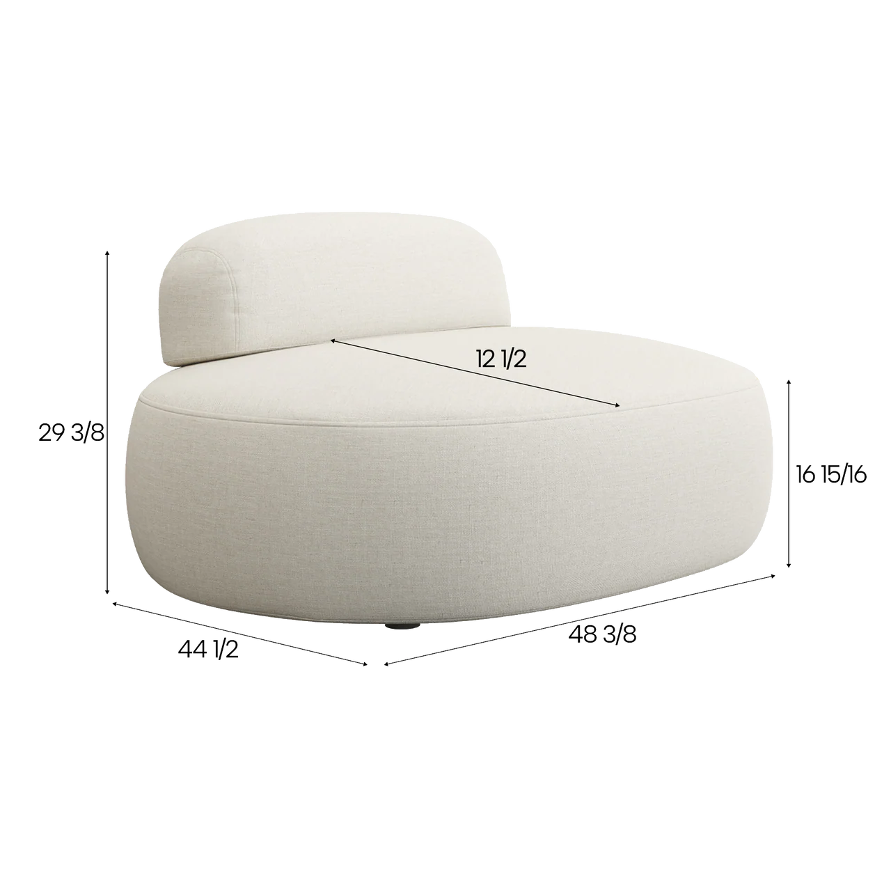 Pebble Indoor/Outdoor Lounge Chair - Image 2