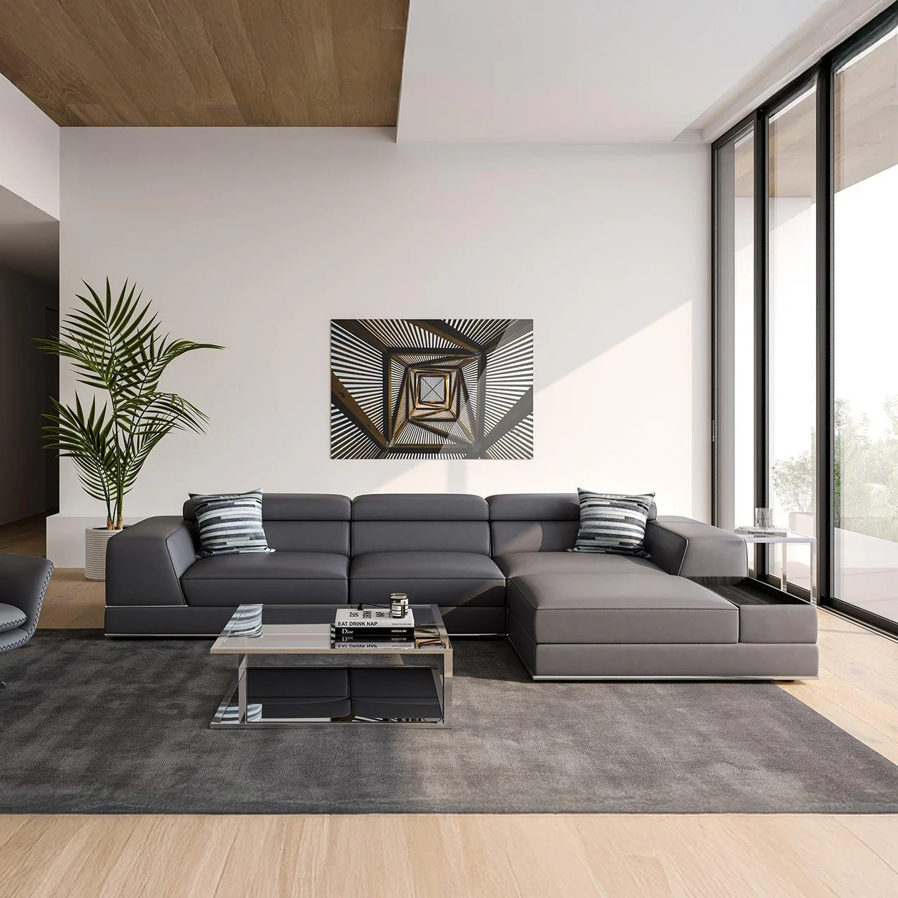 Amadeo Modular Sectional Sofa Elephant Gray - Image 5