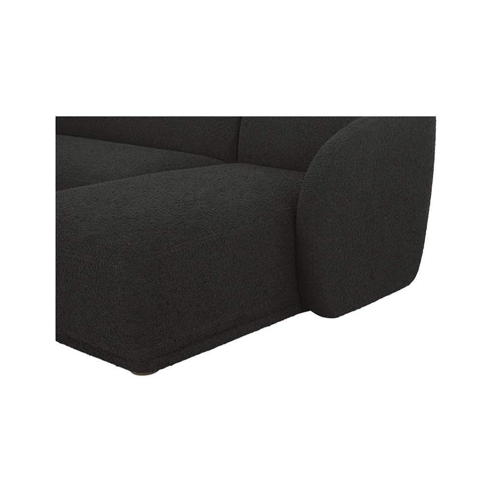 Nomad Black Boucle Sectional - Image 6