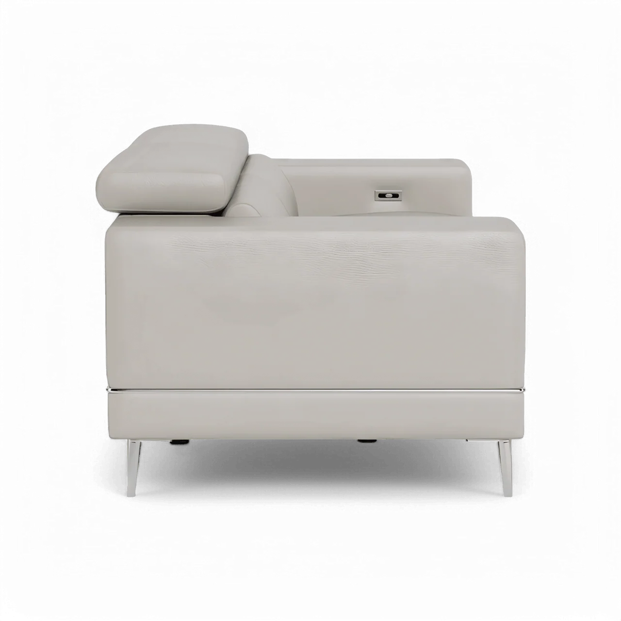 Bergamo Power Motion Sofa Light Gray - Image 5
