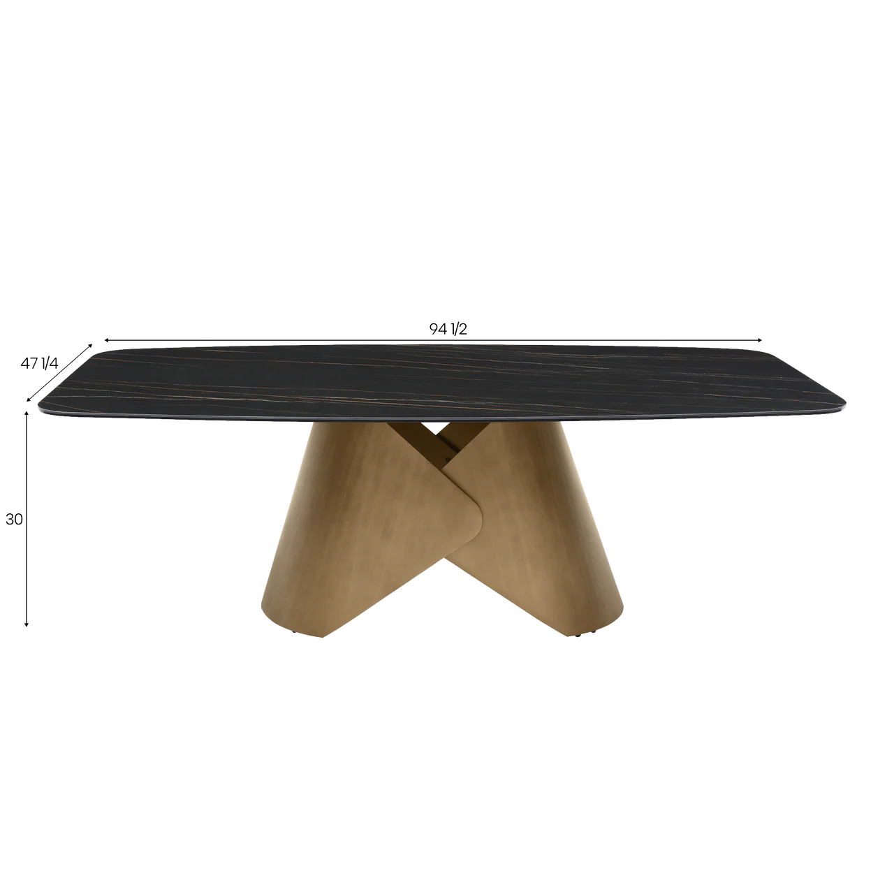 Siena Dining Table Black - Image 5