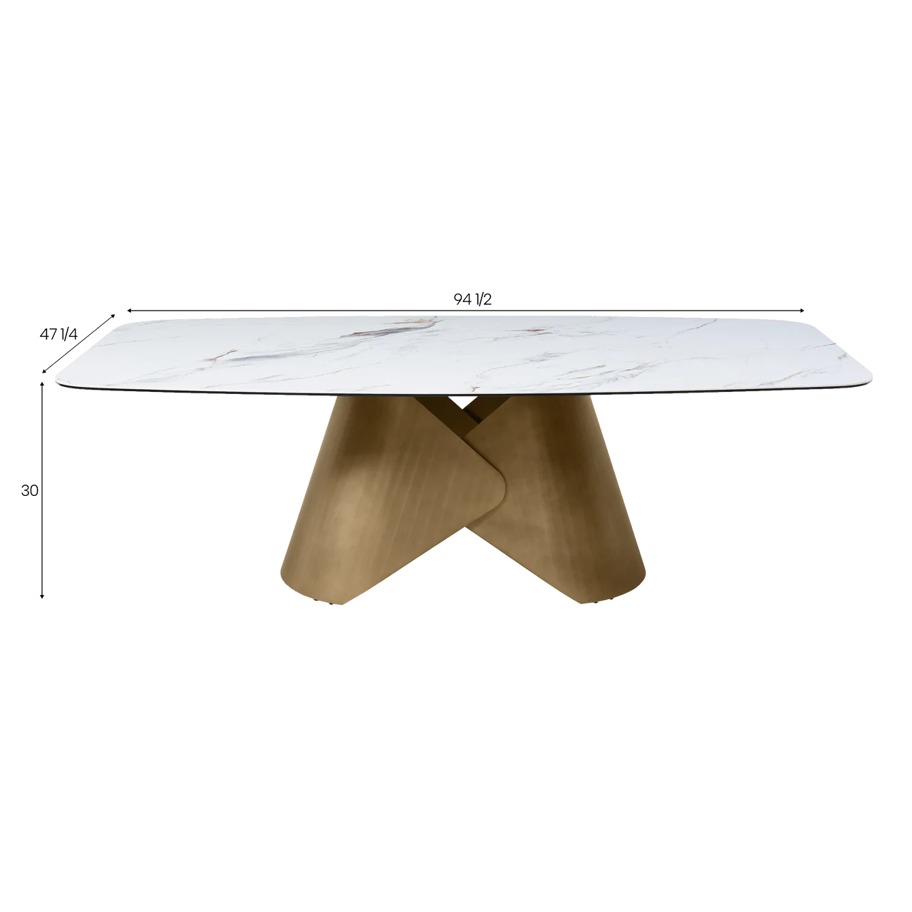 Siena Dining Table White - Image 6