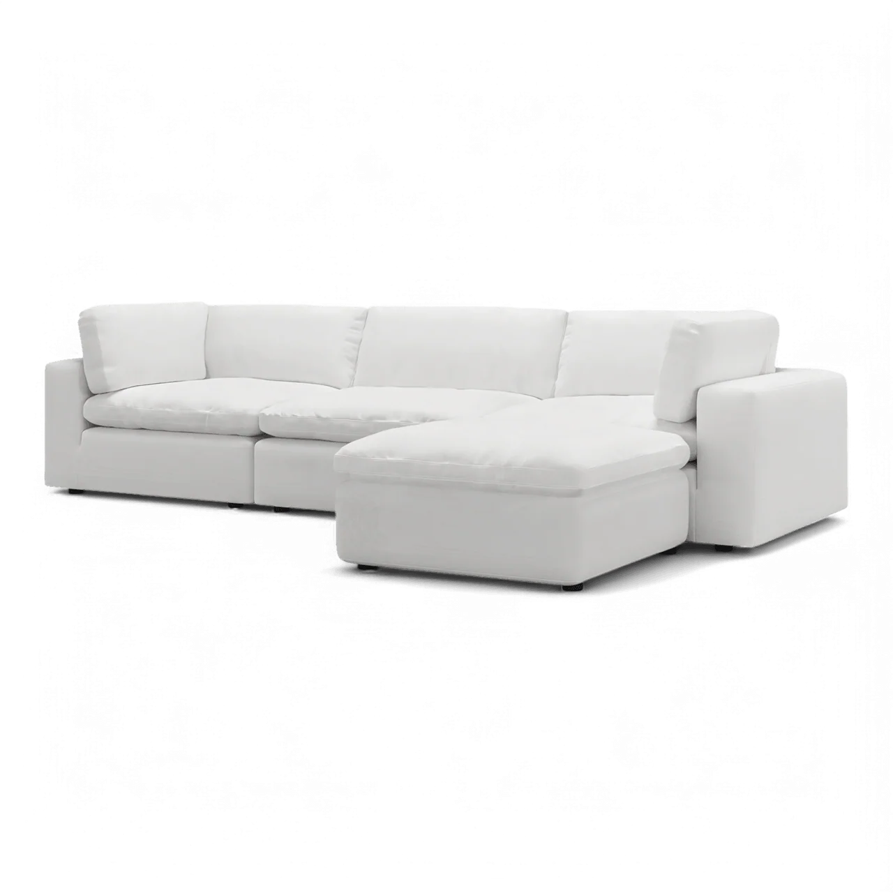Bloom 4-Piece Modular Sofa White - Image 5