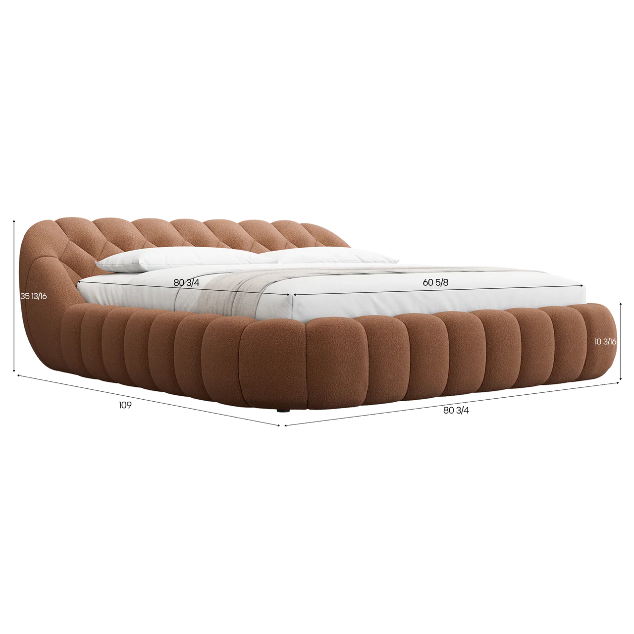 Warby Bed Terracotta - Image 6
