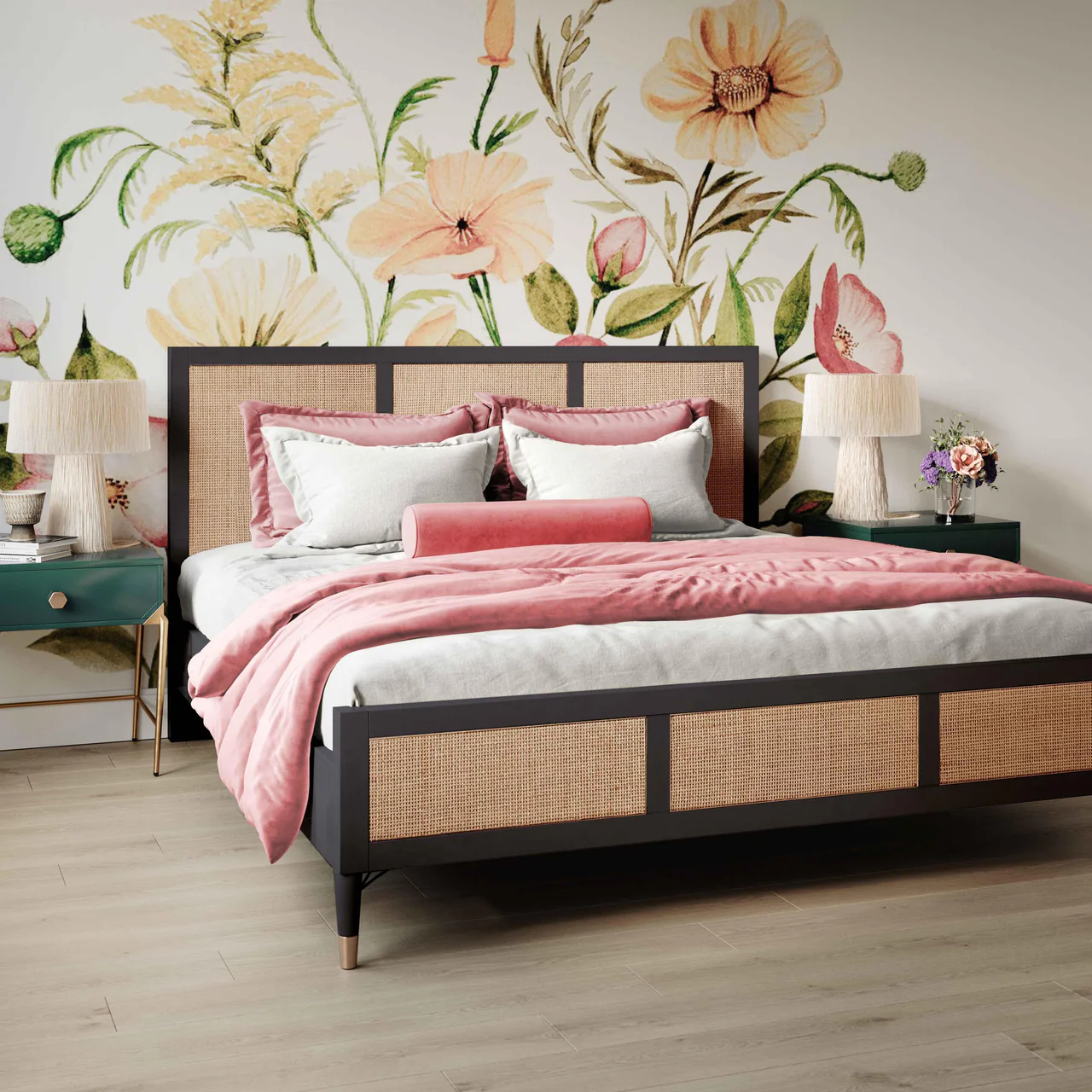 Ignis Acacia Wood Bed in Queen - Image 2