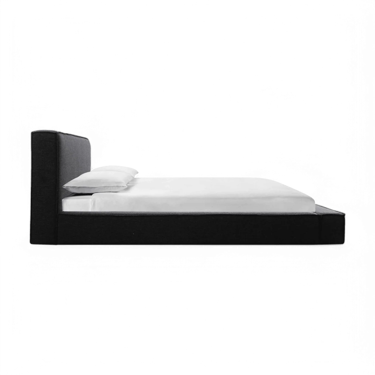 Nova Black Fabric King Bed - Image 4