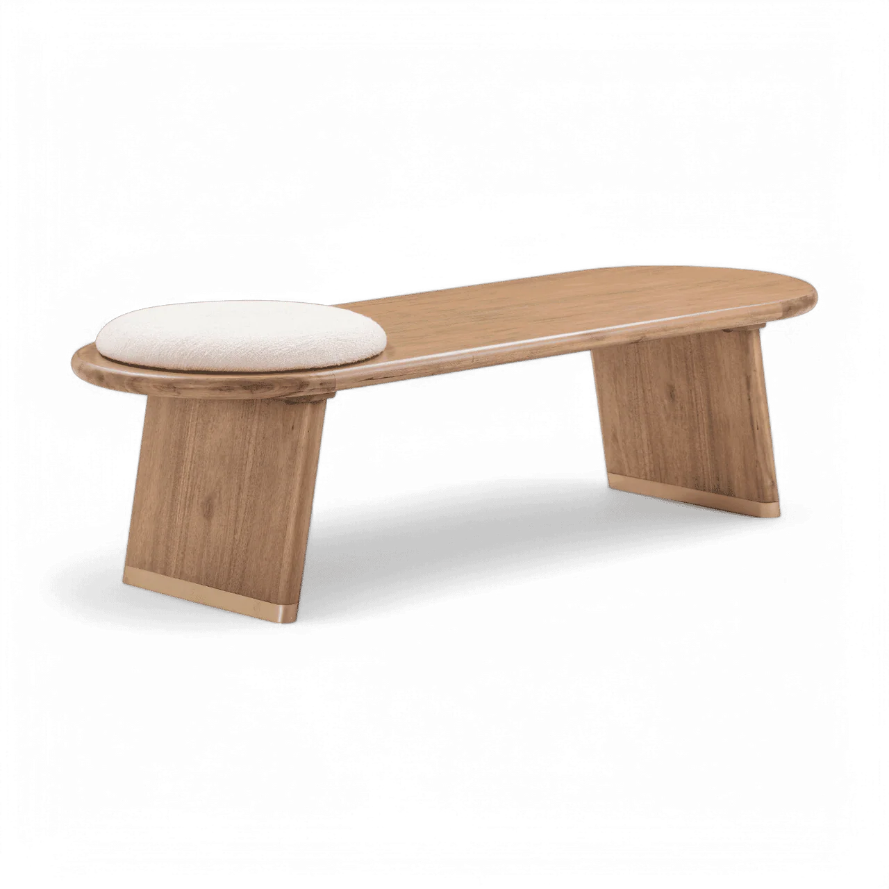 Orion Acacia Wood Bench - Image 2
