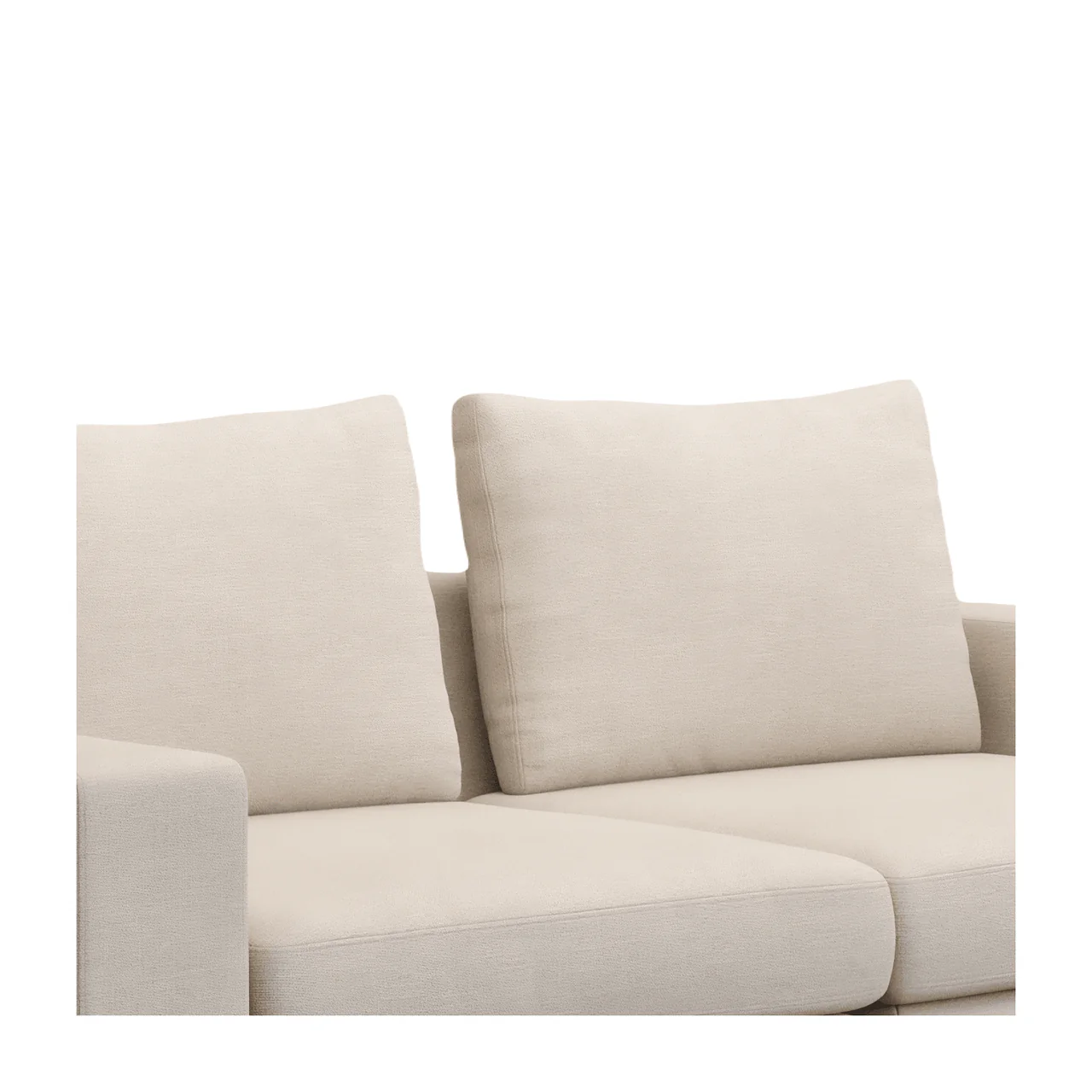 Braxton 2-Piece Sofa Cream - Image 4