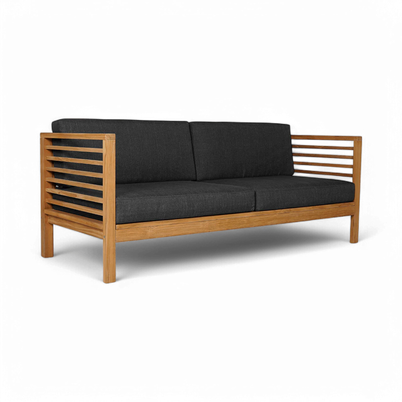 Cebu Outdoor 2 Seater Sofa Dark Gray - Image 5