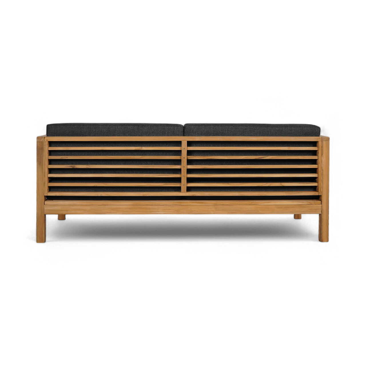 Cebu Outdoor 2 Seater Sofa Dark Gray - Image 3