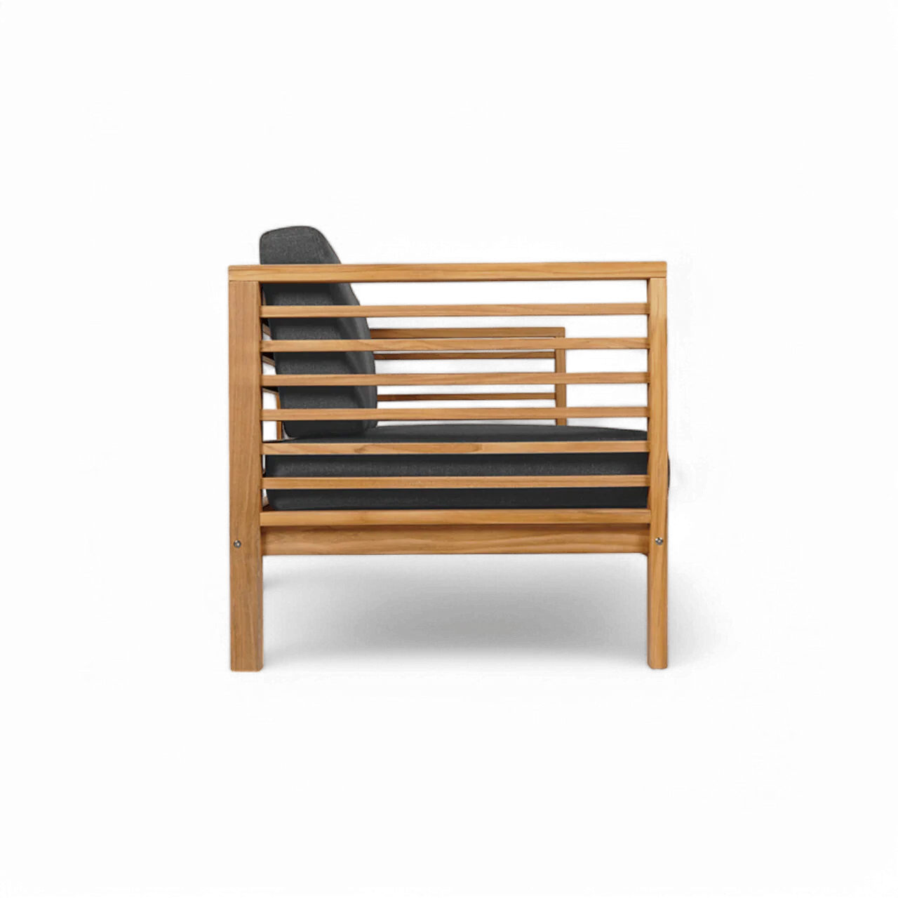 Cebu Outdoor 2 Seater Sofa Dark Gray - Image 4