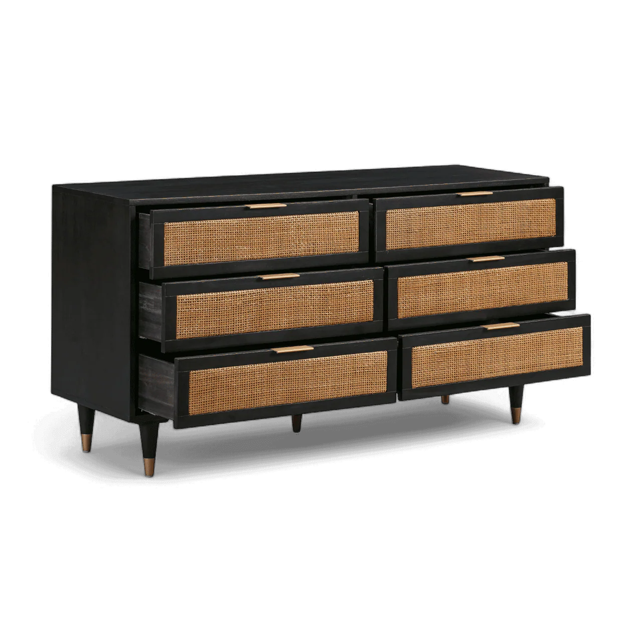 Ignis Noir 6 Drawer Dresser - Image 5