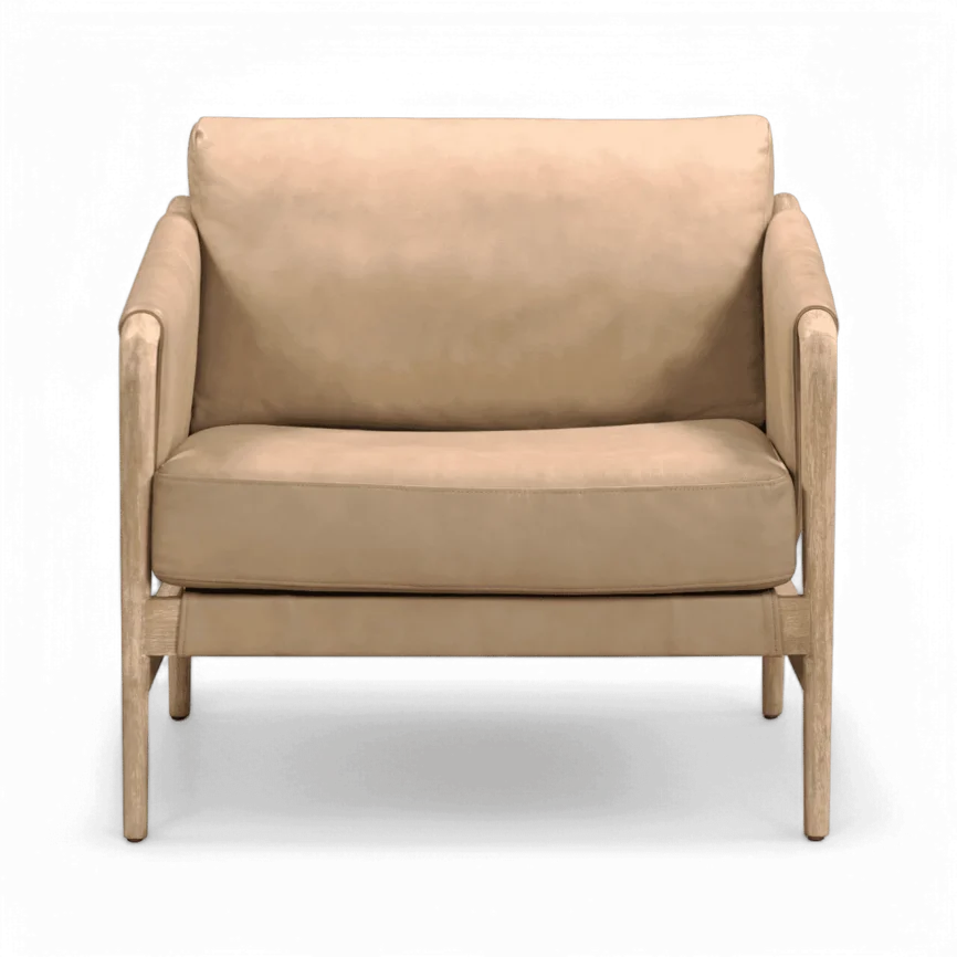 tan accent chair