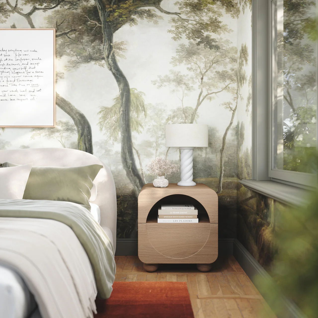 Serenity Natural Ash Nightstand - Image 3