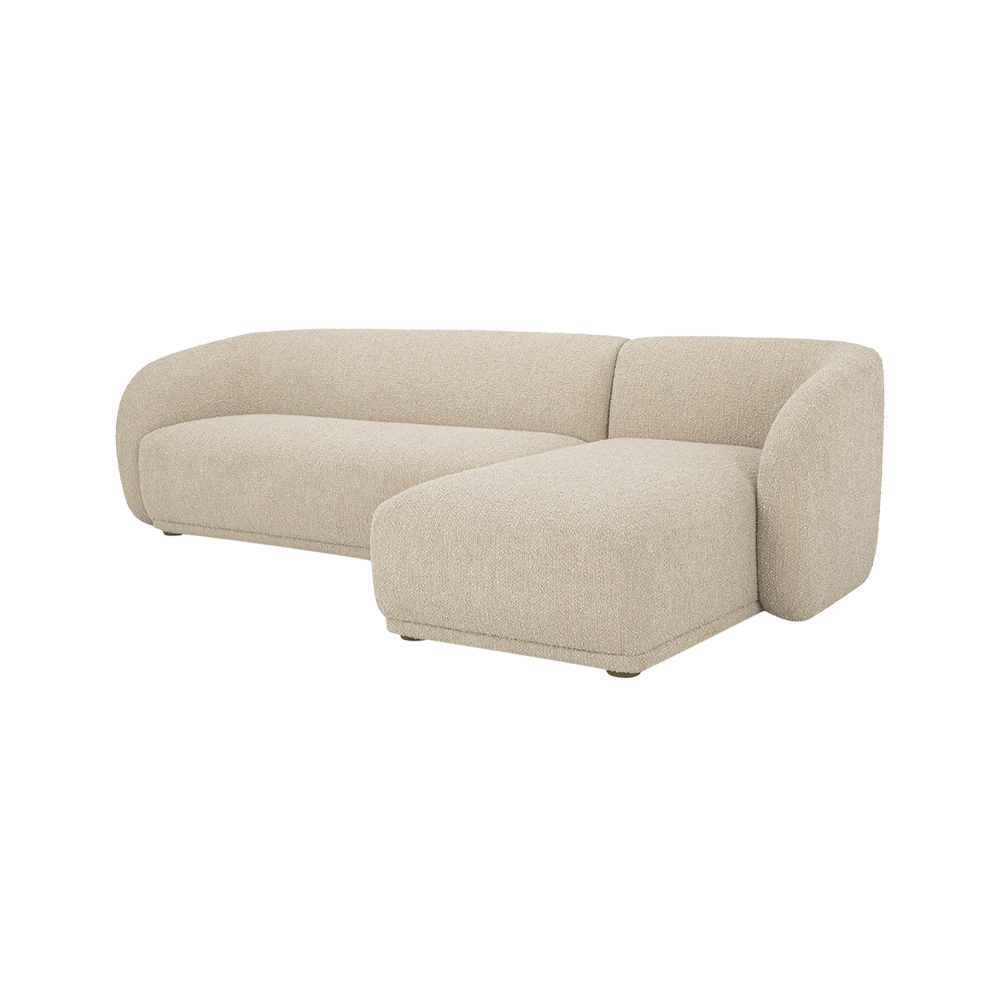 Nomad Beige Boucle Sectional - Image 3