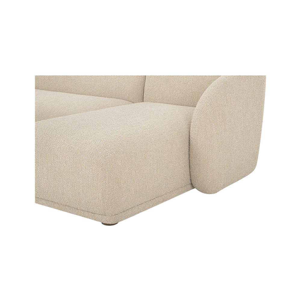 Nomad Beige Boucle Sectional - Image 5