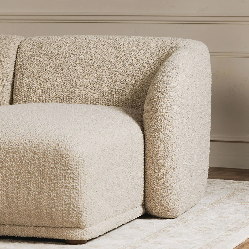 Nomad Beige Boucle Sectional - Image 8