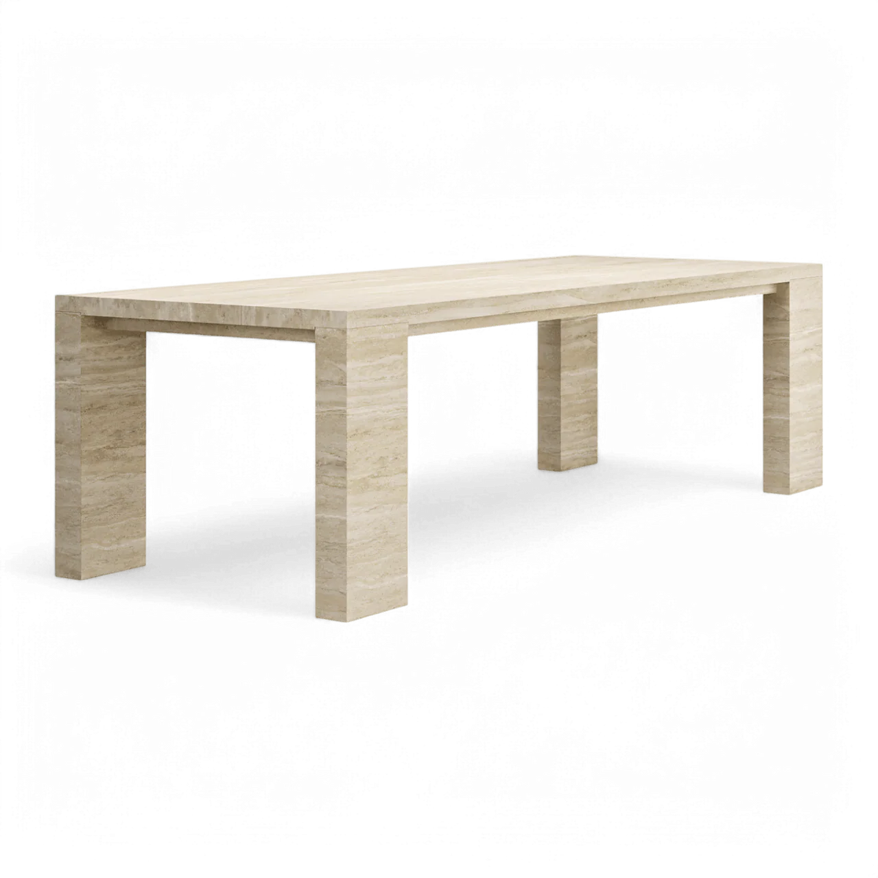 Roma Dining Table Travertine - Image 3